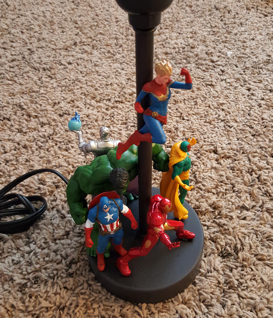 Superheroes lamp
