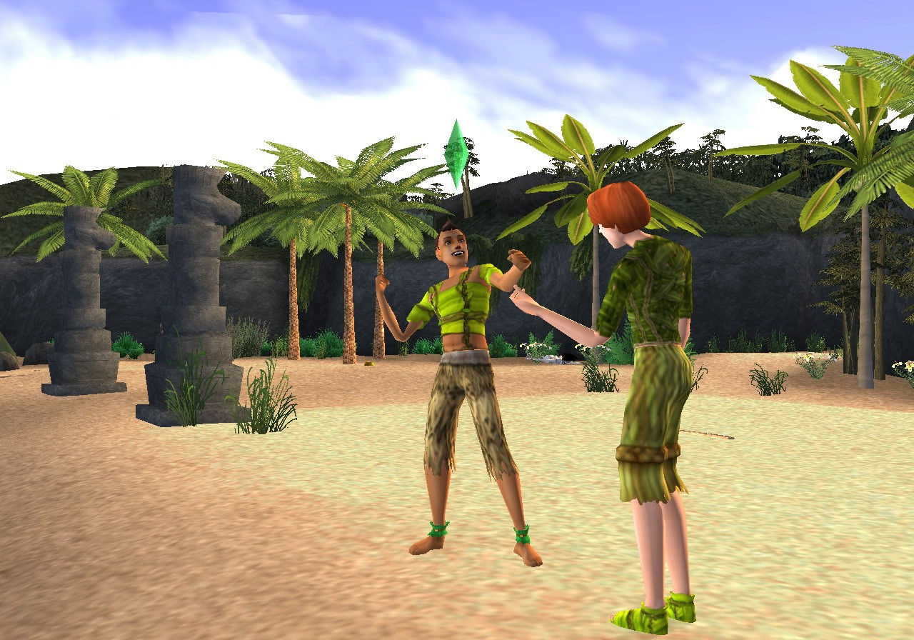 the sims 2 castaway wii cheat gnome