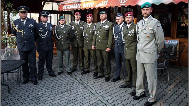 Váleční veteráni vyznamenaní během akce v Kojetíně