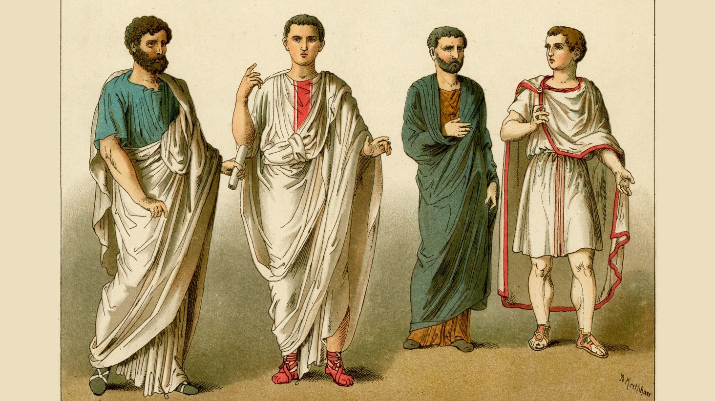 Греческая одежда рисунок