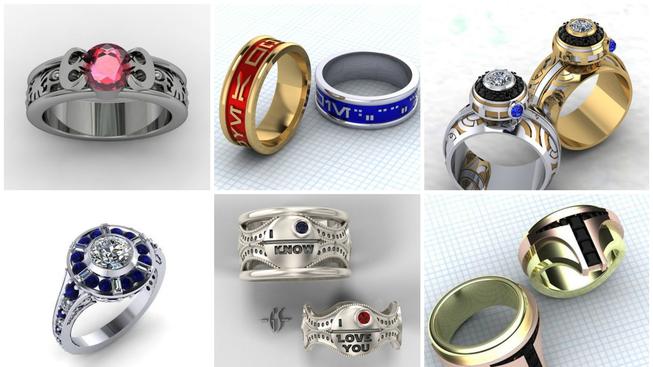 Prsteny se Star Wars tématikou - dokonalé šperky pro každého geeka