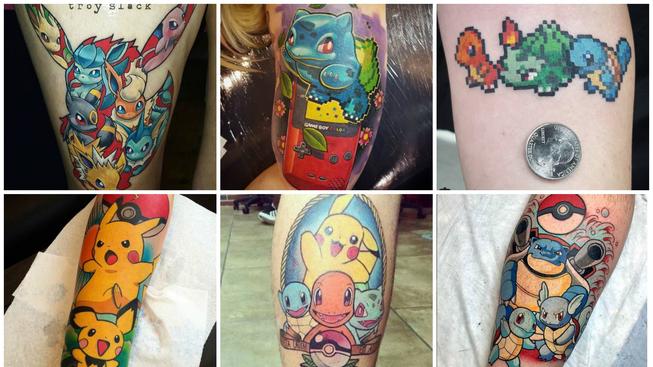 Podívejte se na osmnáct nádherných tetování v Pokémon stylu