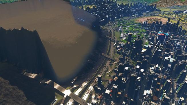 Sledujte video, jak město ze Cities: Skylines zavalí tsunami vytvořená odpadem z kanalizace