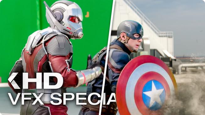 Podívejte se jak se natáčely akční scény z filmu Captain America: Občanská válka