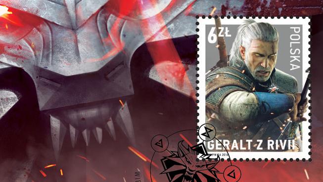 Geralt z Rivie to dotáhl až na poštovní známku!