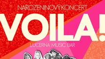 VOILA! oslaví páté narozeniny koncertem v Lucerna Music Baru