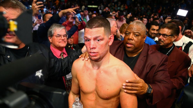 Nate Diaz bude ve víkendovém speciálním zápase bojovat s Edwardsem o návrat mezi elitu