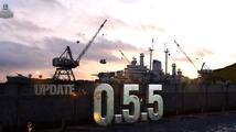 Update 0.5.5 zmenšil World of Warships a zároveň přidal počasí, zlepšil menu i mobilitu