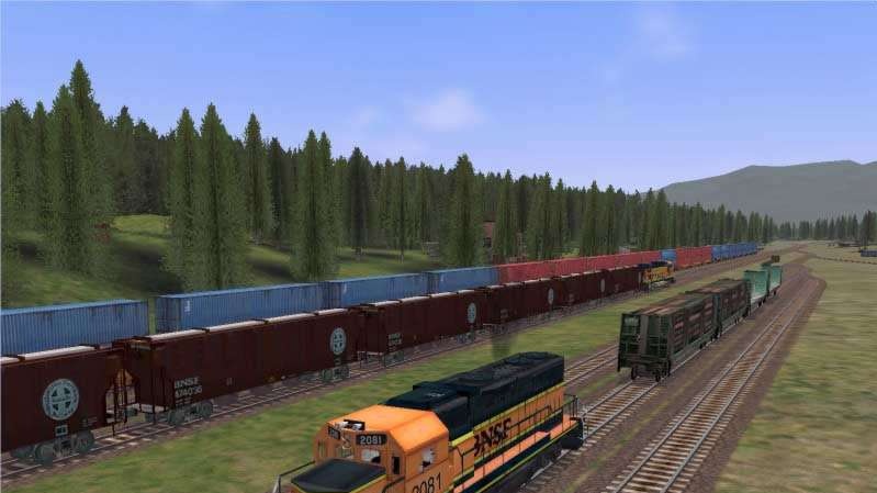 Obrázky z Microsoft Train Simulatoru