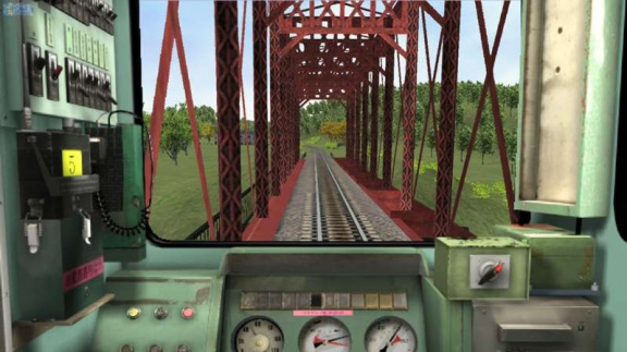 Obrázky z Microsoft Train Simulatoru