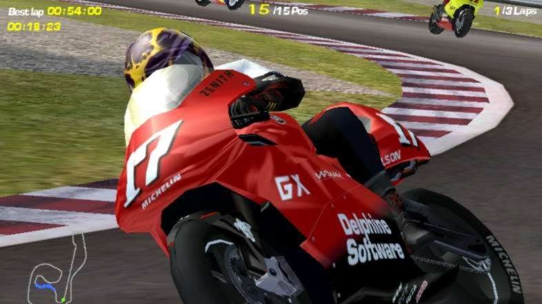 Obrázky z pokračování Moto Racera