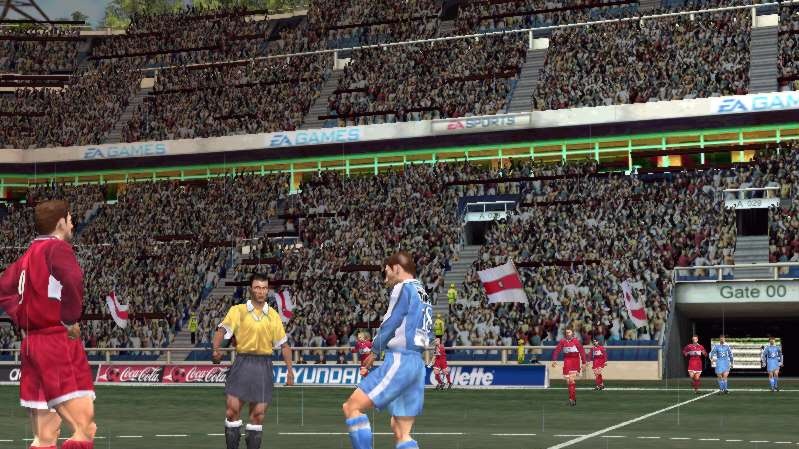Screenshoty z alpha verze FIFA 2002