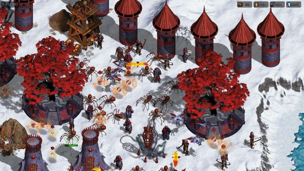 Obří pavouci z Warlords Battlecry II