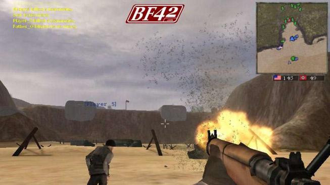 Druhá světová po síti v Battlefield 1942