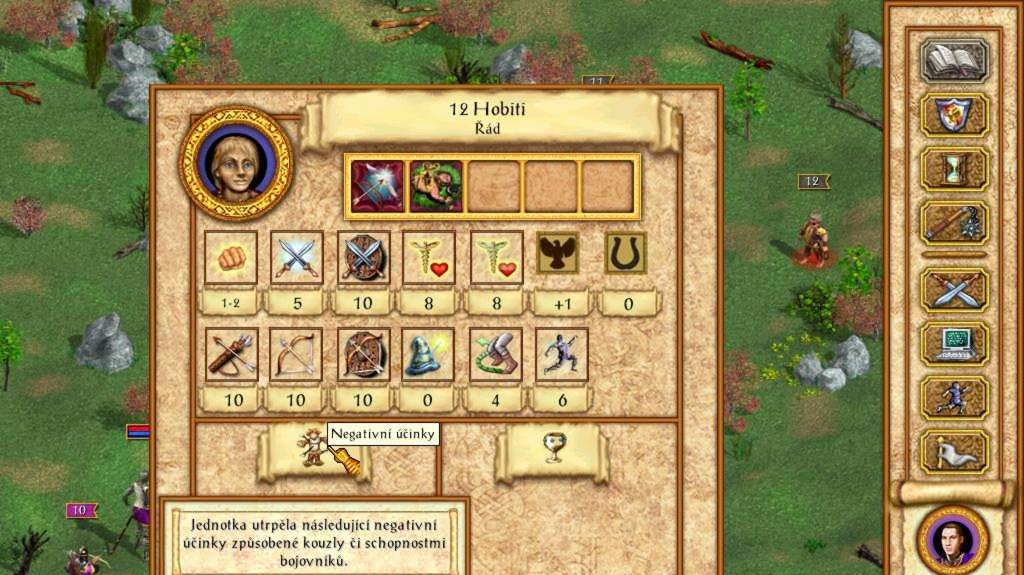 České obrázky z Heroes of Might & Magic IV