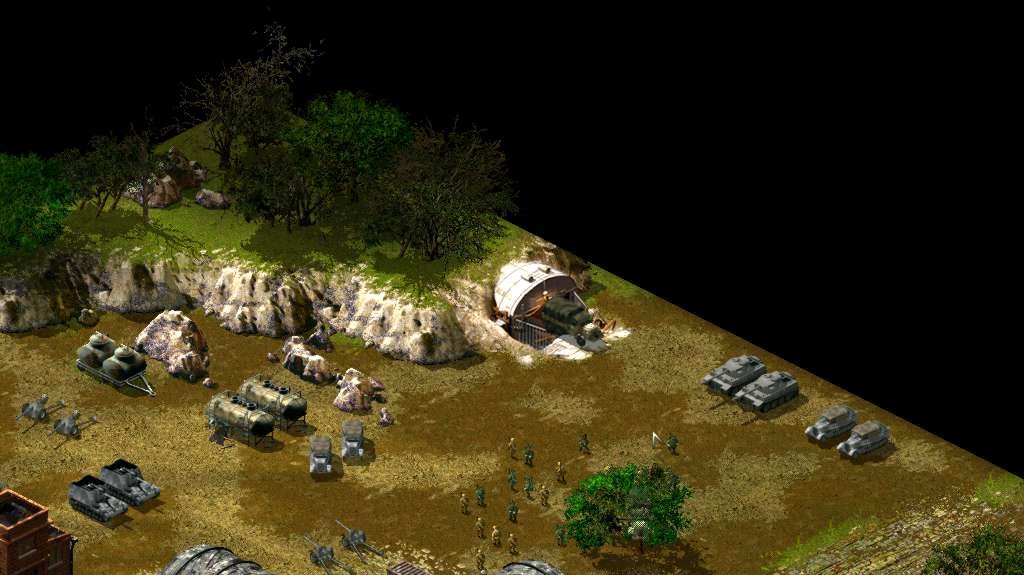 Výsadek parašutistů v Sudden Strike 2