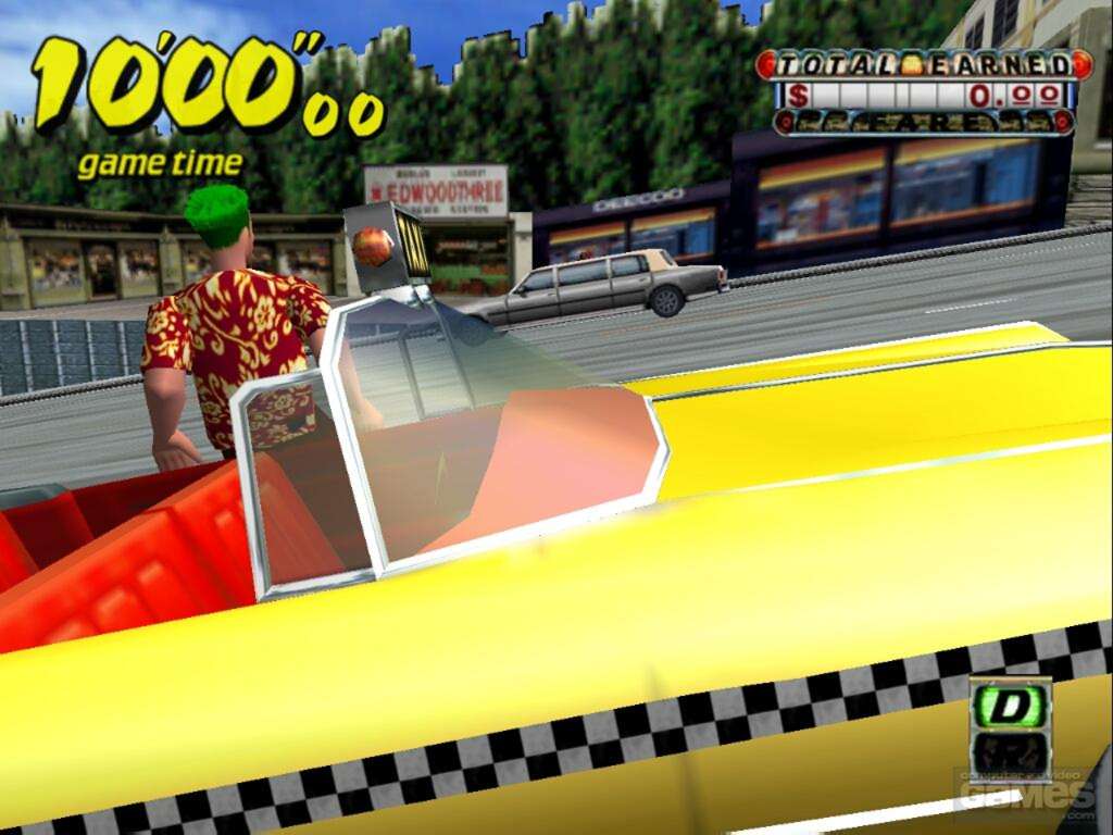 Crazy taxi карта