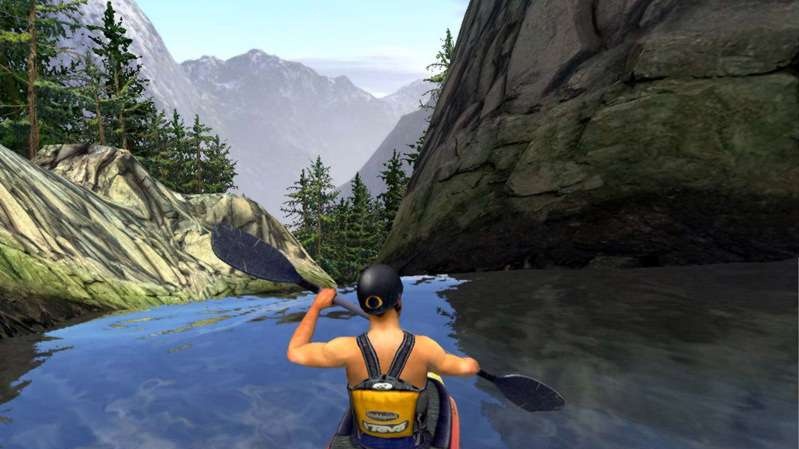 Fotorealistická voda v Extreme Kayaking