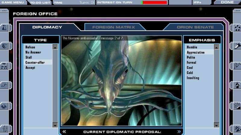 E3 - tahová strategie Master of Orion III