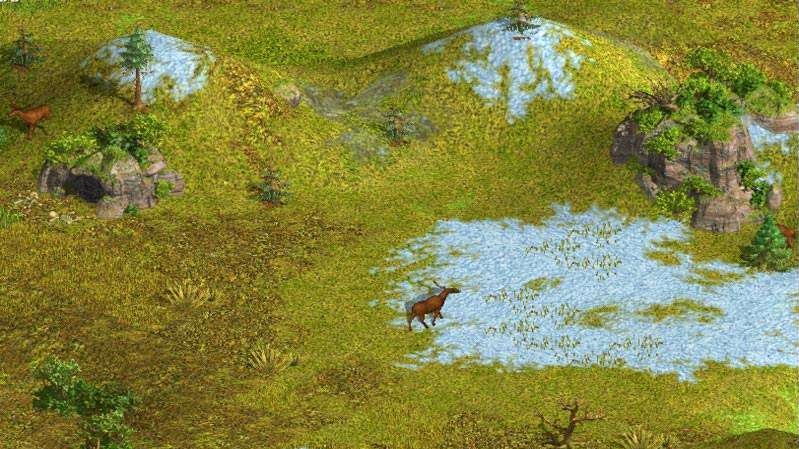 Terén z dobyvatelské strategie ANNO 1503