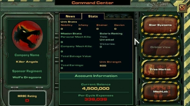 Mech Mech MechWarrior 4: Mercenaries