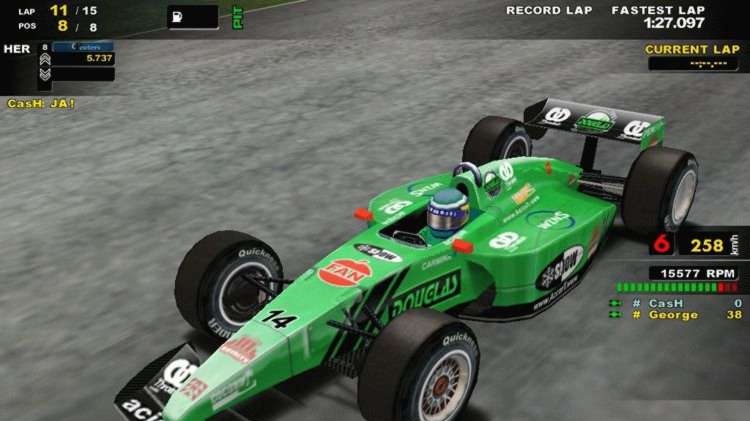 Závody F1 v Racing Simulation 3