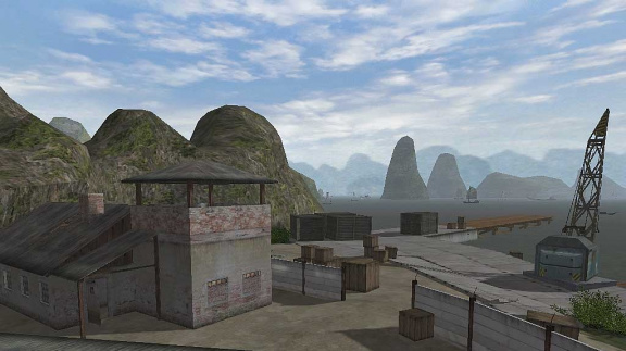 Ukázky multiplayer map z Vietcongu