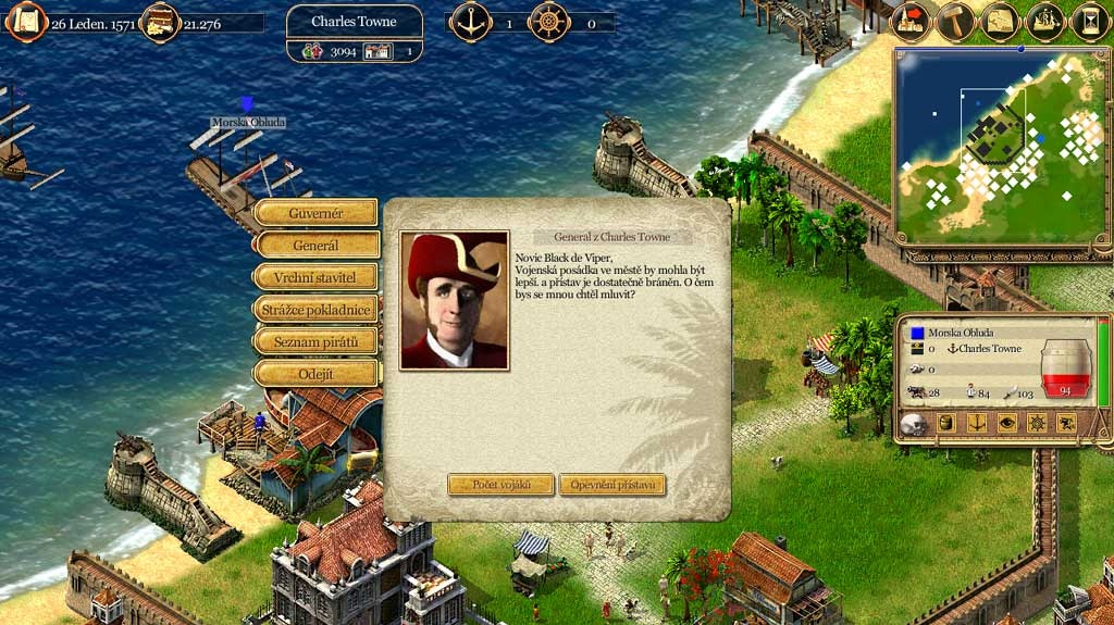 Exkluzivní obrázky z Port Royale v češtině