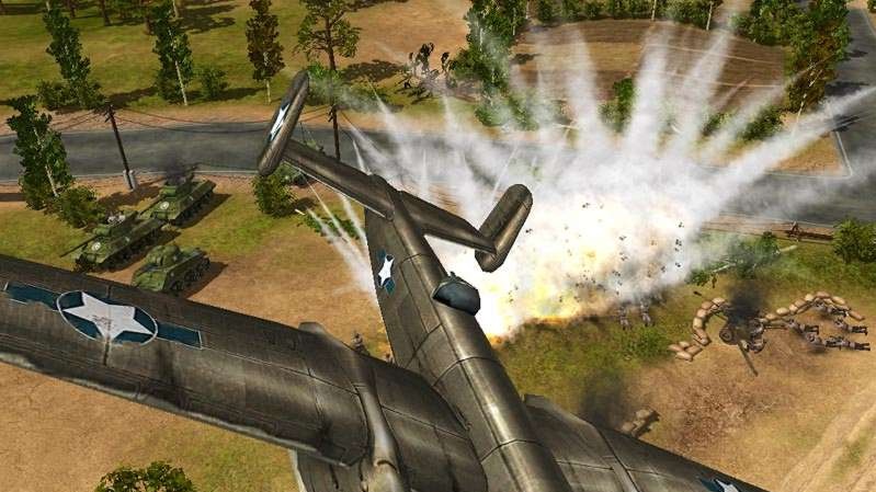 Exploze a efekty v Codename: Panzers