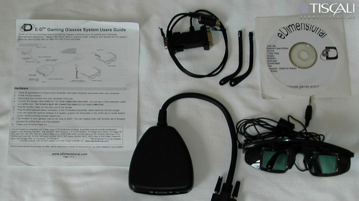 E-D Glasses - HW recenze 3D brýlí