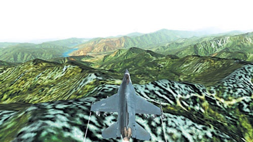 Oznámení simulátoru JetFighter V