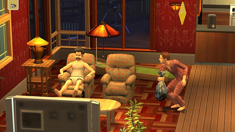 Viditelné důsledky únosů UFO v The Sims 2