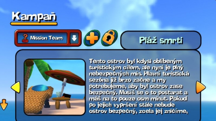 Další obrázky z Worms 3D, po síti jen na PC