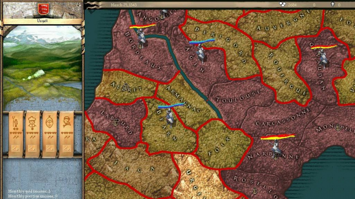 Oznámení Crusader Kings a Prince of Qin