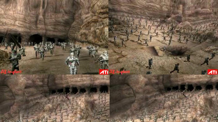 Demo Crowd pro ATI RADEON X800