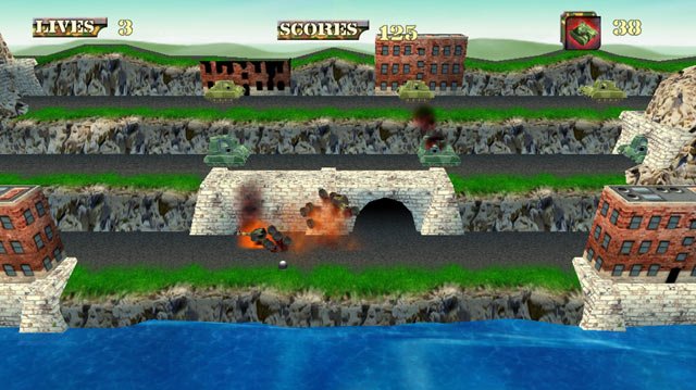 Oznámení 3D střílečky Tank Assault