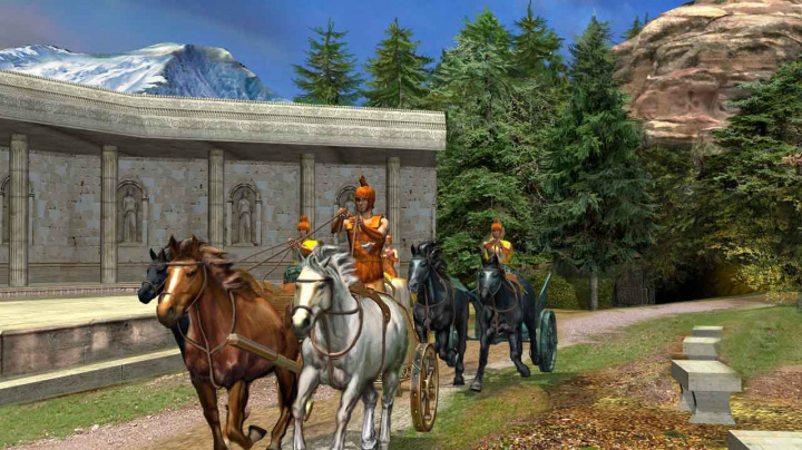 Závody vozatajů v Chariots: The First Olympics