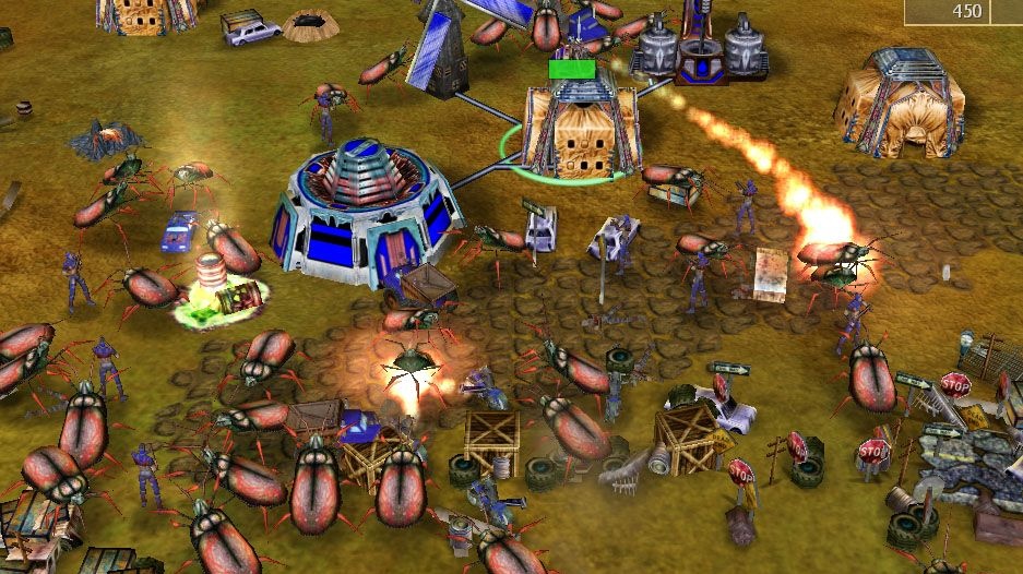 Týmová multiplayerová 3D RTS Trash