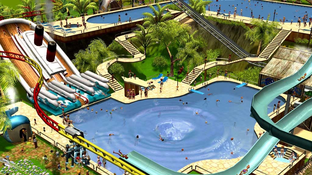 Ohlášení datadisku Soaked pro Rollercoaster Tycoon 3