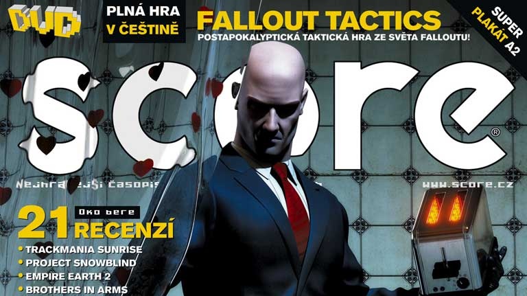 Obsah SCORE 135 s Hitmanem na obálce