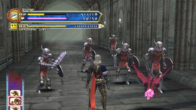 Temné síly v Castlevania: Curse of Darkness