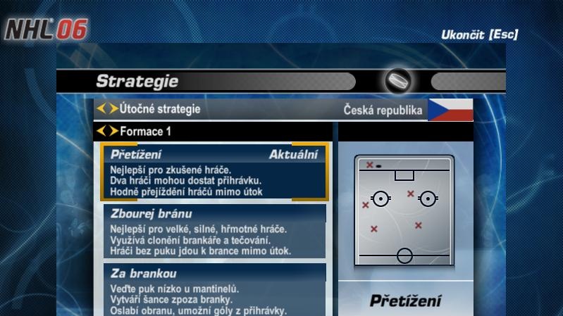 NHL 06 bude v češtině, první dojmy