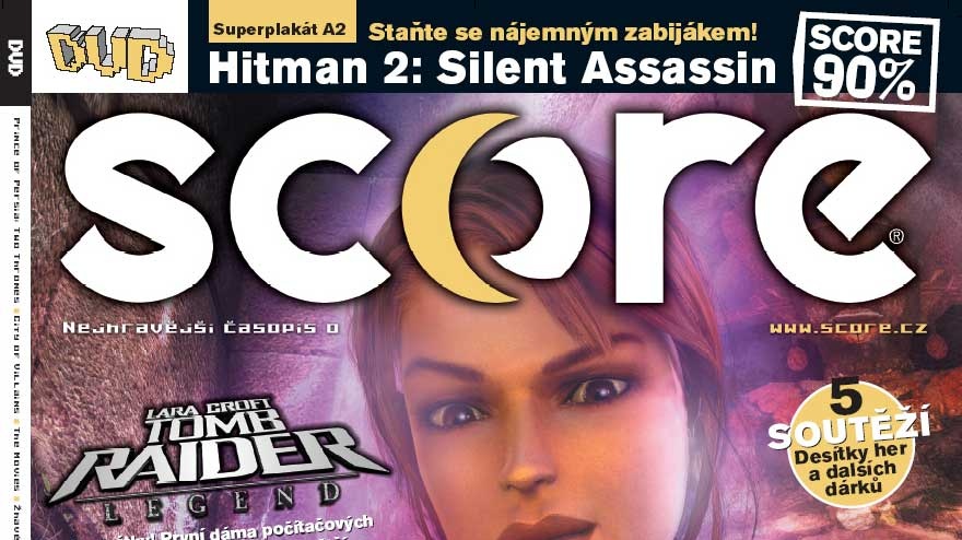 SCORE 143 s Larou Croft a plnou hrou Hitman 2