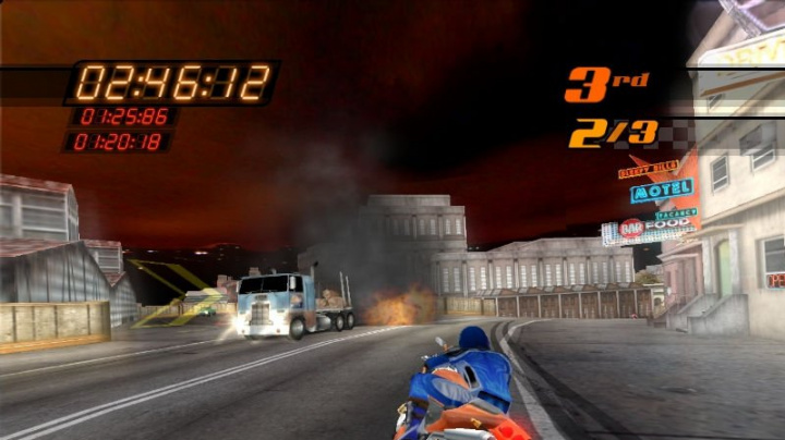 Adrenalinová motorkářská arkáda Jacked