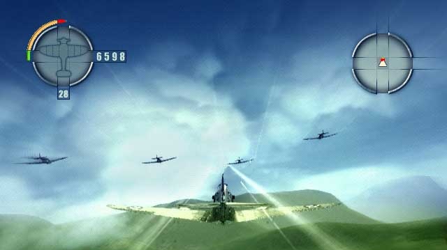 Letecká akce v Blazing Angels: Squadrons of WWII