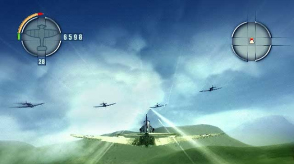 Letecká akce v Blazing Angels: Squadrons of WWII