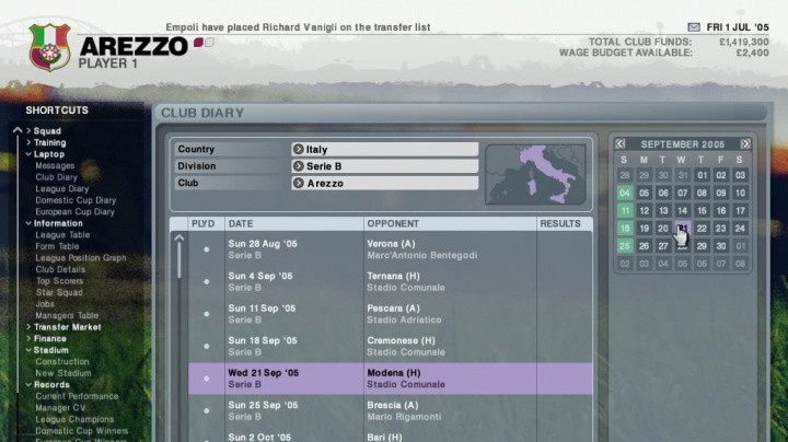 LMA Manager 2007 pro X360, PC a PS2