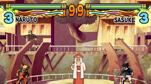 Naruto: Ultimate Ninja jako kreslená bojovka