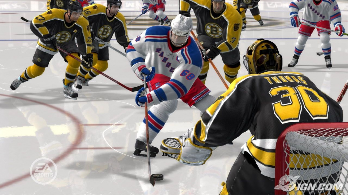 Zcela nová fyzika puku v NHL 07