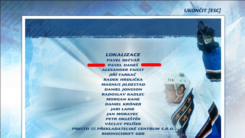 Hledá se tvůrce soupisek extraligy v NHL 07